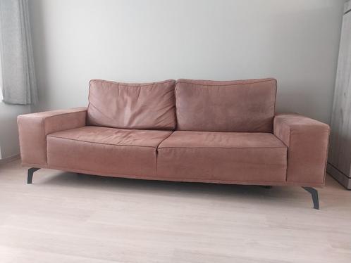 Gratis Zetel, Huis en Inrichting, Zetels | Zetels, Gebruikt, Rechte bank, Driepersoons, 200 tot 250 cm, 75 tot 100 cm, Ophalen
