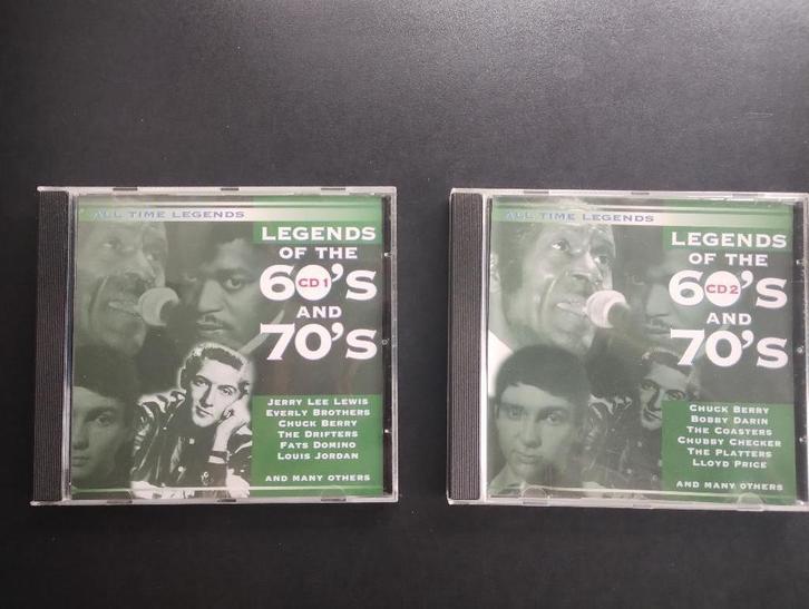 Cd's Legends of the 60's and 70's, CD & DVD, CD | Compilations, Enlèvement