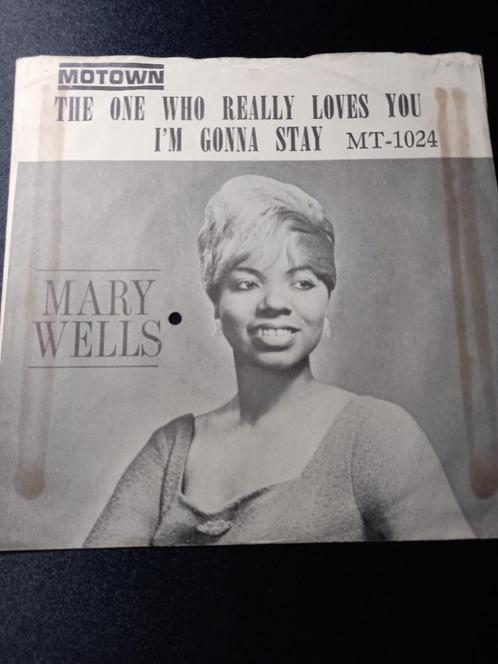 Mary Wells ‎– The One Who Really Loves You - "Popcorn", Cd's en Dvd's, Vinyl Singles, Zo goed als nieuw, Single, R&B en Soul, 7 inch
