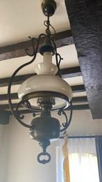 Tinnen luster, Huis en Inrichting, Lampen | Kroonluchters, Ophalen, Gebruikt