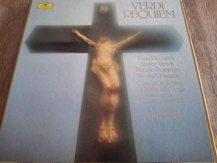 Verdi / Abbado - Requiem Box 2 x Lp's Vinyl, Cd's en Dvd's, Vinyl | Klassiek, Gebruikt, Romantiek, Opera of Operette, 12 inch