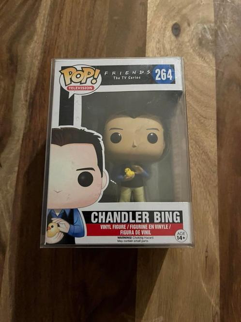 Gehandtekende Chandler Bing Funko Pop Head, Verzamelen, Beelden en Beeldjes, Nieuw, Overige typen, Verzenden