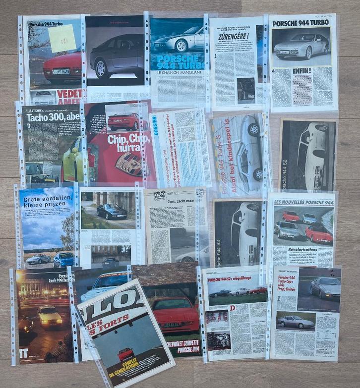 PORSCHE 944 - ARTIKELS, Boeken, Auto's | Folders en Tijdschriften, Porsche, Ophalen of Verzenden