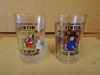 2 kleine glaasjes Tintin Amora 1994 - Hergé -, Ophalen of Verzenden, Kuifje, Zo goed als nieuw, Gebruiksvoorwerp