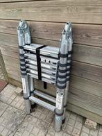 Teleladder, Doe-het-zelf en Bouw, Ophalen, Zo goed als nieuw, Ladder, Opvouwbaar of Inschuifbaar