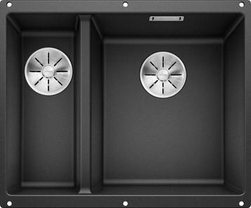 Blanco Subline  340/160-U Evier en Silgranit ´Neuf’, Enlèvement ou Envoi, Neuf, Noir