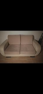 Fauteuil semi  cuir 2 personne en très bon état, Enlèvement ou Envoi, Cuir