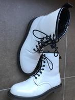 Bottines wit laque maat 38, Comme neuf, Enlèvement ou Envoi, Boots et Botinnes, Blanc