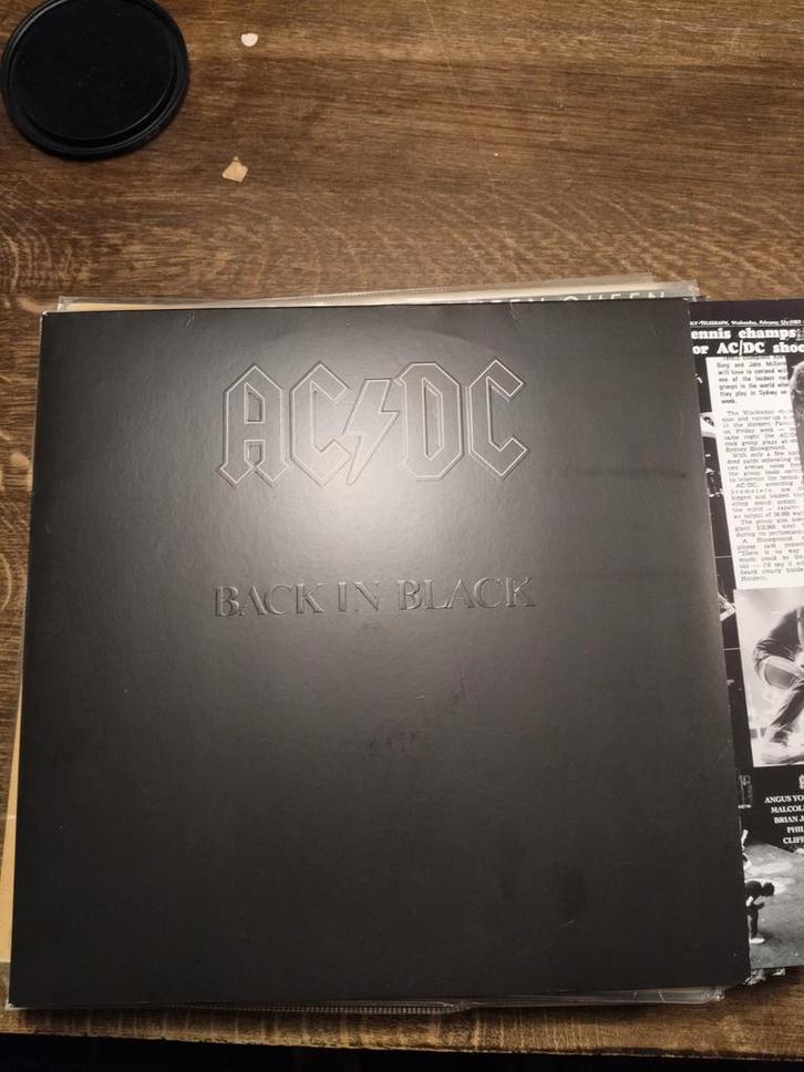 lp ac dc back in black, Cd's en Dvd's, Vinyl | Hardrock en Metal, Ophalen of Verzenden