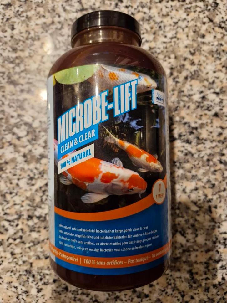 Microbe-lift Clean & Clear 100% natural, Dieren en Toebehoren, Vissen | Aquaria en Toebehoren, Nieuw, Ophalen of Verzenden