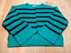 Groene trui met zwarte strepen Costes maat S, Ophalen of Verzenden, Zo goed als nieuw, Maat 36 (S), Groen