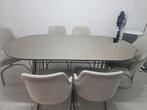 Eettafel met 6 stoelen!, Ophalen, Zo goed als nieuw
