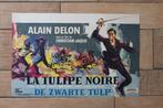 filmaffiche Alain Delon La tulipe noire 1964 filmposter, Rechthoekig Liggend, Ophalen of Verzenden, A1 t/m A3, Zo goed als nieuw