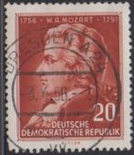 1956 - DDR - Wolfgang Amadeus Mozart [Michel 511] + DRESDEN, Postzegels en Munten, DDR, Verzenden, Gestempeld