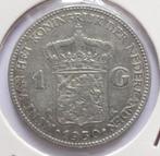 Munt Nederland 1 Gulden 1930 - Zilver, 1 gulden, Zilver, Ophalen of Verzenden, Koningin Wilhelmina