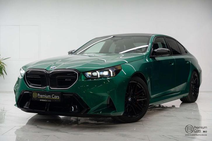 BMW M5 B&W / HUD / ACC / 360 / Isle Of Man Grün/ Pano!, Auto's, BMW, Bedrijf, Te koop, 5 Reeks, 360° camera, 4x4, ABS, Adaptive Cruise Control