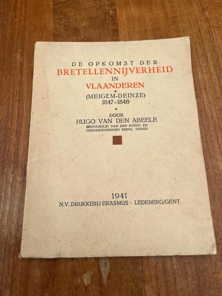 Bretellennijverheid in Vlaanderen-Meigem-Deinze 1847- 1941, Boeken, Geschiedenis | Stad en Regio, Gelezen, 19e eeuw, Verzenden