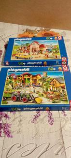 2 puzzles Playmobil., Ophalen of Verzenden, Zo goed als nieuw