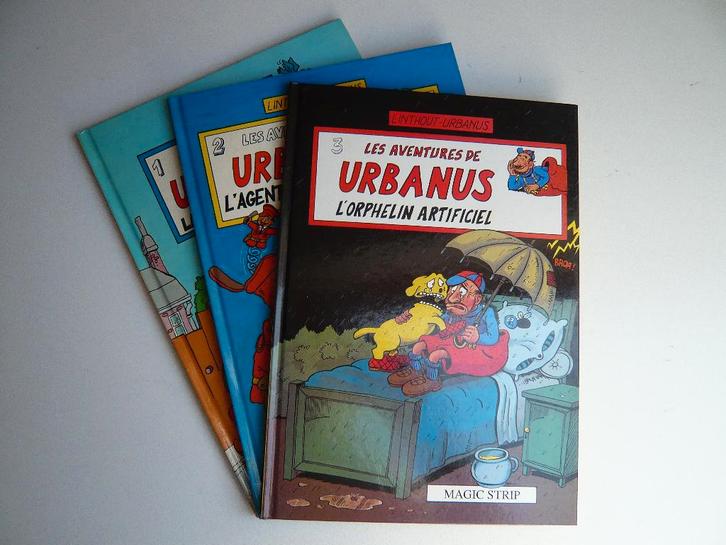 URBANUS tomes 1 à 3 (EO ttbe) de LINTHOUT, Boeken, Stripverhalen, Gelezen, Complete serie of reeks, Ophalen of Verzenden