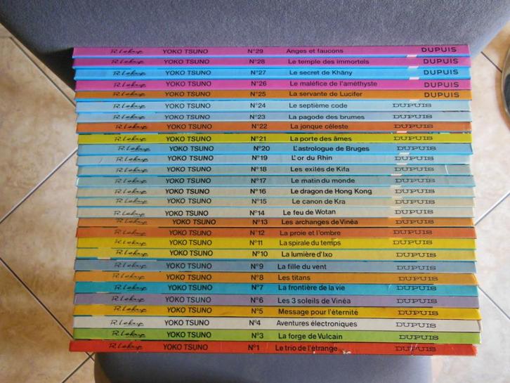 Lot BD Yoko Tsuno 1 à 29, Boeken, Stripverhalen, Gelezen, Ophalen of Verzenden