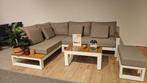 Soho Lounge Soltex Beige Chaise Opstelling, Tuin en Terras, Tuinsets en Loungesets, Ophalen, 4 zitplaatsen, Bank, Loungeset