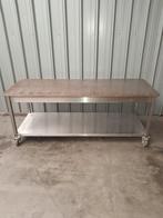 Table de travail en mètal 200×80×77 cm, Enlèvement ou Envoi, Utilisé