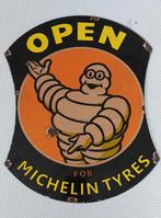 Michelin emaille reklame bord, Verzamelen, Ophalen of Verzenden, Gebruikt