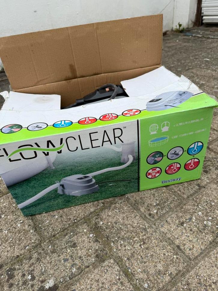 Bestway Flowclear zwembadverwarming – bijna nieuw – €100, Tuin en Terras, Bestrijdingsmiddelen, Zo goed als nieuw, Ophalen