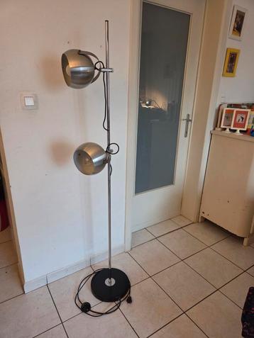 Lampadaire vintage Anvia Eye Ball., Enlèvement ou Envoi, Comme neuf, 150 à 200 cm, Métal