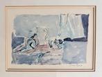 Aquarelle de Pierre Cox — signée — nature morte,, Enlèvement ou Envoi