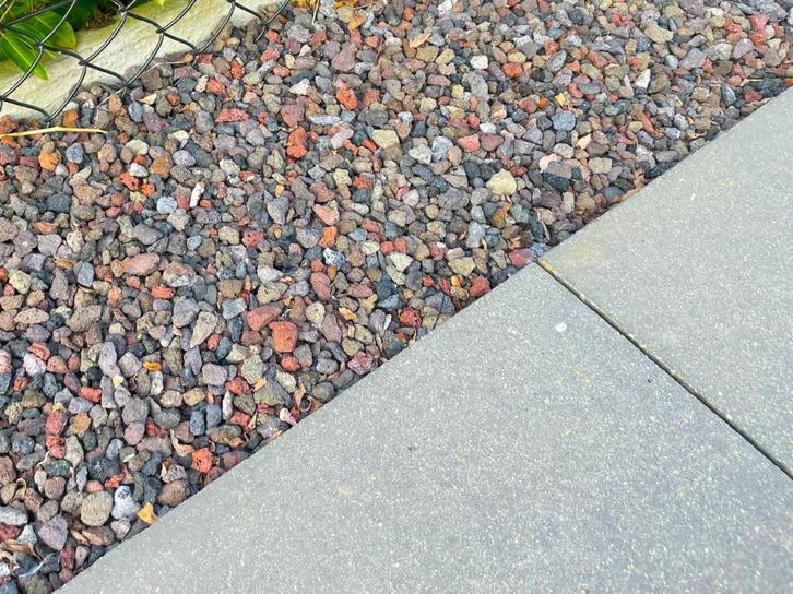 Lavastenen split 6-16 in big bag, Tuin en Terras, Grind, Keien en Split, Zo goed als nieuw, Split, Multi, Lava, Ophalen
