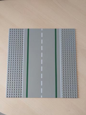 Plaque LEGO route grise avec trottoirs, Enlèvement ou Envoi, Comme neuf, Lego