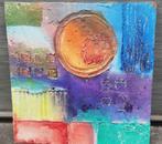 huile sur panneau abstrait, Ophalen of Verzenden