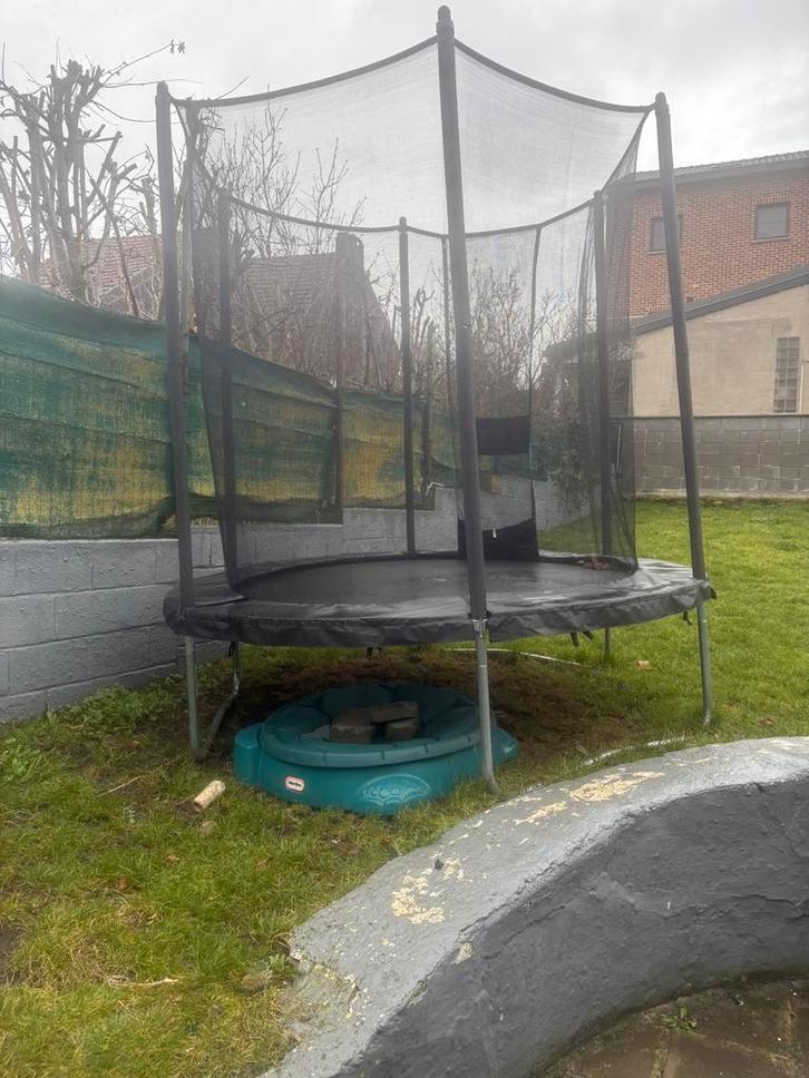 Trampoline, Kinderen en Baby's, Speelgoed | Buiten | Trampolines, Zo goed als nieuw, Ophalen