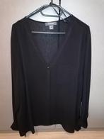 Primark zwarte iets transparante blouse Maat 48, Kleding | Dames, Ophalen of Verzenden, Zo goed als nieuw