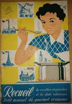 Recueil de recettes régionales et de plats nationaux (1955), Boeken, Ophalen of Verzenden, Gelezen, Europa