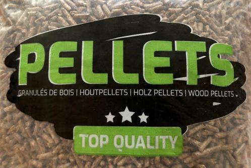 PELLETS TOP QUALITY – PROMO 300€/palette (80 sacs de 15kg), Tuin en Terras, Brandhout, Blokken, Overige houtsoorten, Minder dan 3 m³