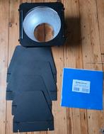 Bol 21cm Elinchrom avec barndoor et 4 flap trapeze + filtres, Enlèvement ou Envoi