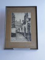 Louis Heymans - Ets Stadsgezicht, Antiek en Kunst, Ophalen