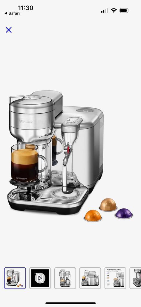 Sage creatista nespresso vertuo, Elektronische apparatuur, Koffiemachine-accessoires, Zo goed als nieuw, Ophalen