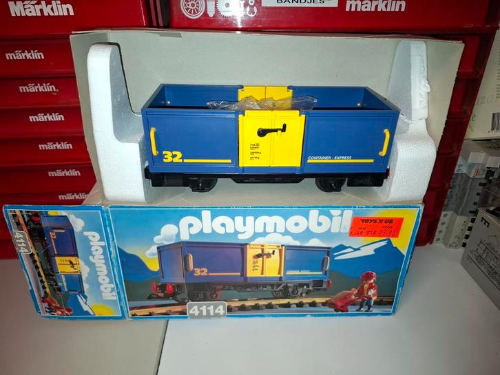 Playmobil hogebak wagon in ovp, Hobby en Vrije tijd, Modeltreinen | Overige schalen, Zo goed als nieuw, Wagon, Ophalen of Verzenden