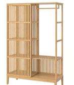 Armoire en bamboo Ikéa, Huis en Inrichting, Ophalen, 100 tot 150 cm, Zo goed als nieuw, Met hangruimte