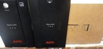 2x APC ups, zonder batterij, BU500 en BU700 beschikbaar voor biedingen