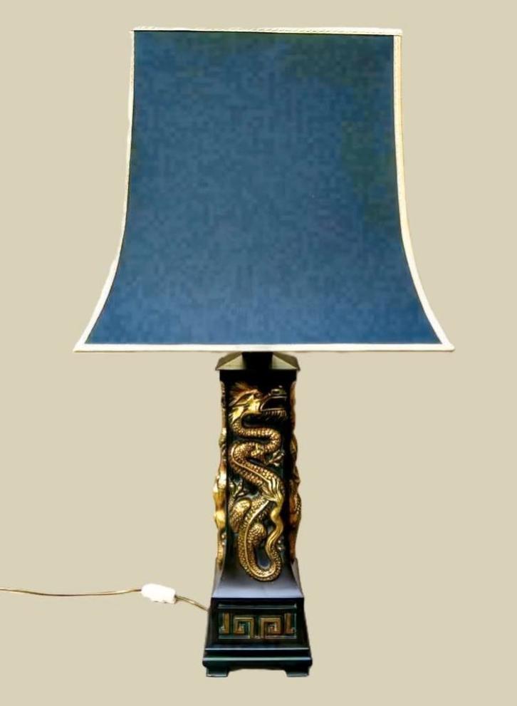 Zeldzame grote Asiatisch Regency pagode lampen, Antiquités & Art, Antiquités | Éclairage, Enlèvement