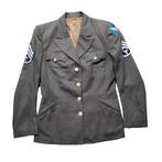 WWII US Women's Army Corps WAC Jacket Air Force Named + info, Ophalen of Verzenden
