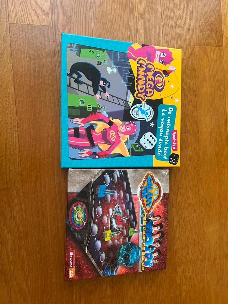 Gezelschapsspellen kinderprogramma’s, Hobby en Vrije tijd, Gezelschapsspellen | Bordspellen, Zo goed als nieuw, Drie of vier spelers