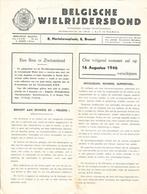 (sp116) Belgische Wielrijdersbond, wekelijks bulletin, 1946, Boeken, Sportboeken, Gelezen, Ophalen of Verzenden