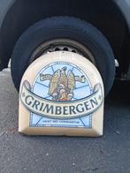 Bier reclame Grimbergen, Enlèvement, Comme neuf, Panneau, Plaque ou Plaquette publicitaire