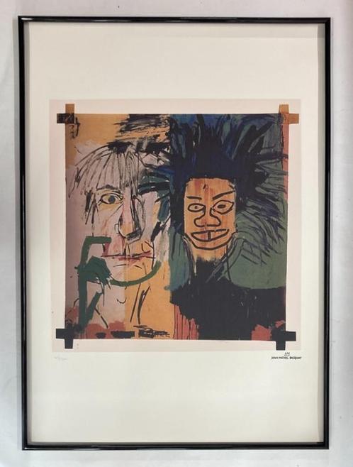 J-M BASQUIAT: lithografie 50 bij 70. Ingelijst verkocht, Antiek en Kunst, Kunst | Litho's en Zeefdrukken, Ophalen of Verzenden