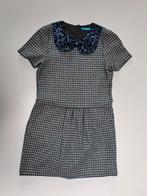 Robe d'hiver taille 140 à motif pied de poule multicolore, Robe ou Jupe, Enlèvement ou Envoi, Comme neuf, Fred&Ginger